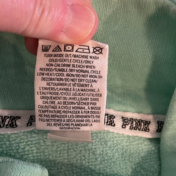 PINK Victoria's Secret Mint Green Sweatshirt - Picture 12 of 12